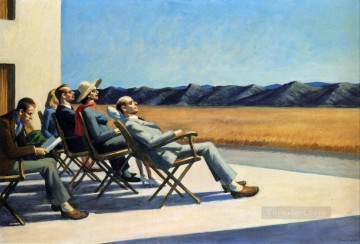 Edward Hopper Painting - people in the sun Edward Hopper